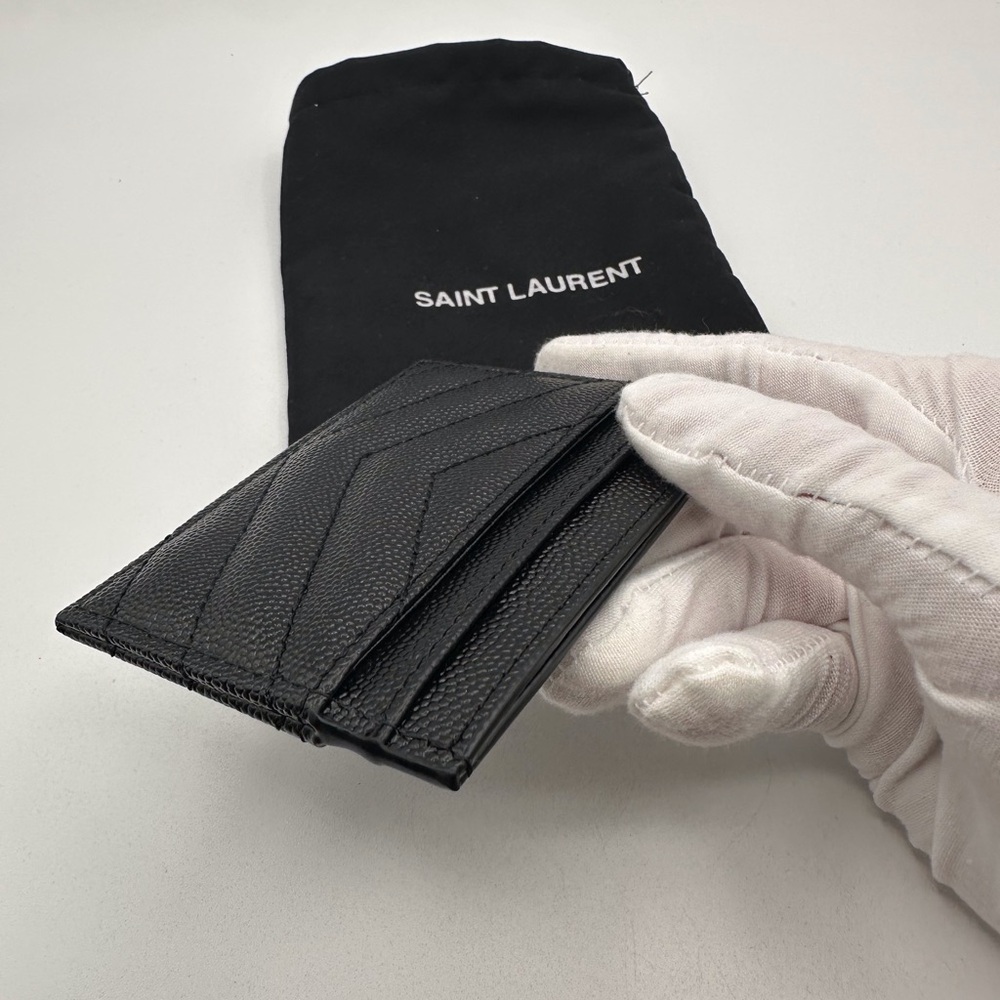 Saint Laurent Black Card Holder - Picture 3 of 8
